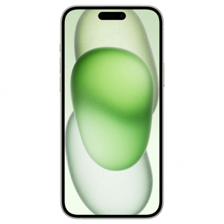 Apple iPhone 15 Plus - 5G smartphone - dual-SIM  /  Internal Memory 512 GB - OLED display - 6.7" - 2796 x 1290 pixels - 2x rear cameras 48 MP, 12 MP - front camera 12 MP - green - 1