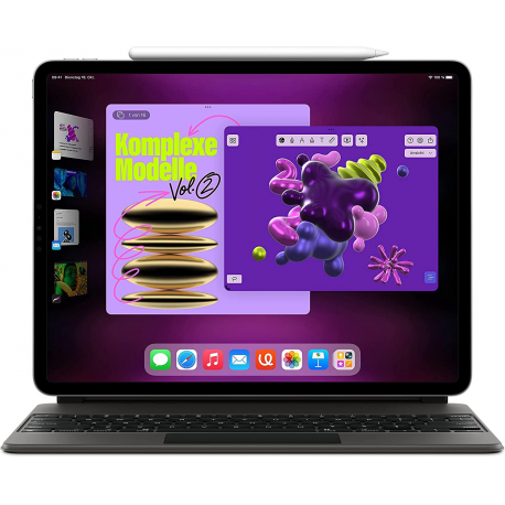 Apple 12.9-inch iPad Pro Wi-Fi - 6th generation - tablet - 128 GB - 12.9" IPS (2732 x 2048) - silver - 9