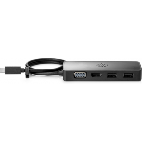 HP Travel Hub G2 - Port replicator - USB-C - VGA, HDMI - Europe - for OMEN by HP Laptop 16; Victus by HP Laptop 16; EliteBook 830 G6; ZBook 15u G6, 17 G5, 17 G6 - 0
