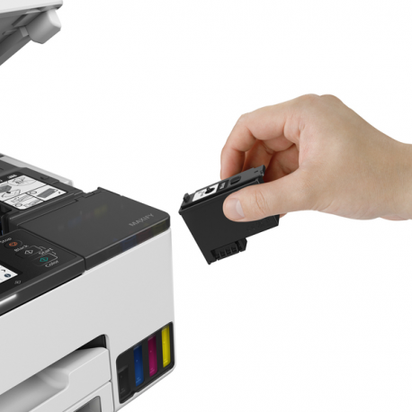 Canon MAXIFY GX2050 - Multifunction printer - colour - ink-jet - refillable - Legal (216 x 356 mm) / A4 (210 x 297 mm) (original) - A4 / Legal (media) - up to 15 ipm (printing) - 250 sheets - 33.6 Kbps - USB 2.0, LAN, Wi-Fi(ac) - 3