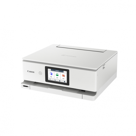 Canon PIXMA TS8751 - Multifunction printer - colour - ink-jet - Legal (216 x 356 mm) (original) - A4 / Legal (media) - up to 15 ipm (printing) - 200 sheets - USB 2.0, Wi-Fi(ac) - white - 9
