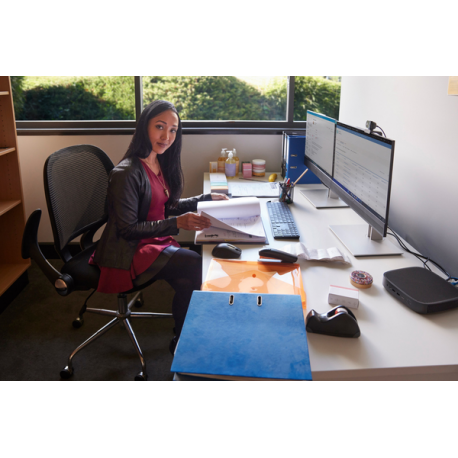 HP E24u G5 - E-Series - LED monitor - 23.8" (23.8" viewable) - 1920 x 1080 Full HD (1080p) @ 75 Hz - IPS - 250 cd / m² - 1000:1 - 5 ms - HDMI, DisplayPort, USB-C - black head, black and silver (stand) - 6