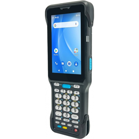 Unitech HT730 - Data collection terminal - rugged - Android 10 - 32 GB - 4" colour TFT (480 x 800) - rear camera - barcode reader - (2D imager  /  RFID) - USB host - SD  /  microSD slots - NFC, Wi-Fi 6, Bluetooth - 4G - LTE - 1