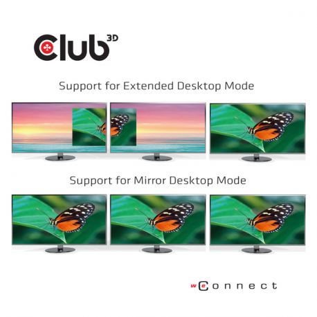 Club 3D - Docking station - USB-C 3.2 Gen 1 - VGA, HDMI, DP - GigE - 100 Watt - 3