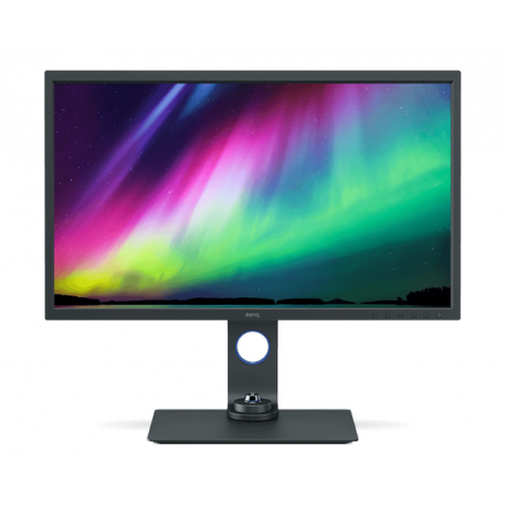 BenQ PhotoVue SW321C - LED monitor - 32" - 3840 x 2160 4K UHD (2160p) @ 60 Hz - IPS - 250 cd / m² - 1000:1 - HDR10 - 5 ms - 2xHDMI, DisplayPort, USB-C - grey - 0