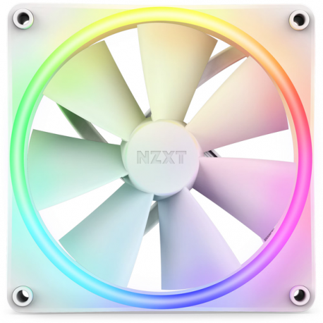 NZXT F Series F140 RGB DUO - Case fan - 140 mm - white - 5