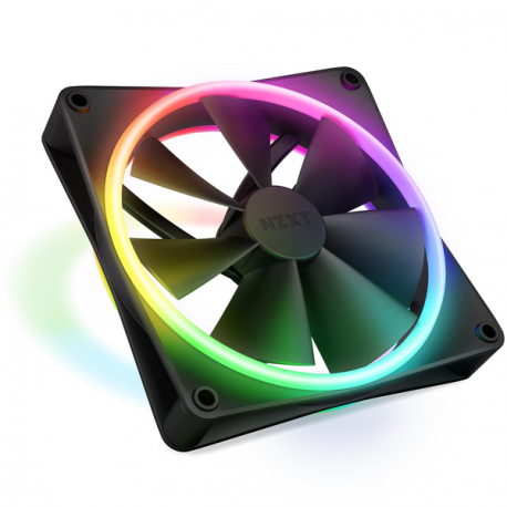 NZXT F Series F120 RGB DUO - Case fan - 120 mm - black - 0