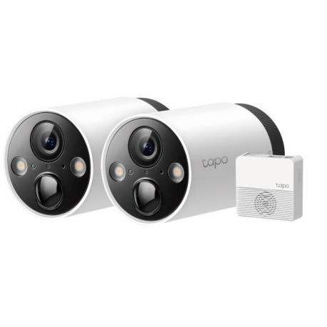 Tapo C420 V1 - Network surveillance camera - indoor, outdoor - dust resistant  /  water resistant - colour (Day&Night) - 2560 x 1440 - 2K - fixed focal - audio - wireless - Wi-Fi - 2.4GHz radio - H.264 - 0