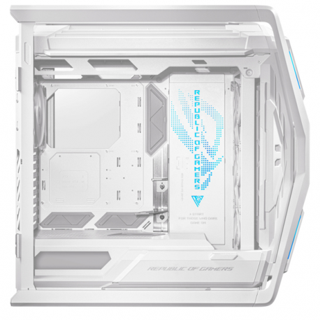 ASUS ROG Hyperion GR701 - Full tower gaming case - extended ATX - windowed side panel (tempered glass) - no power supply - white - USB / Audio - 2