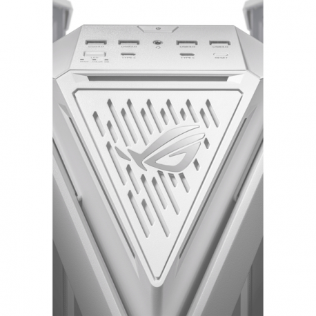 ASUS ROG Hyperion GR701 - Full tower gaming case - extended ATX - windowed side panel (tempered glass) - no power supply - white - USB / Audio - 3