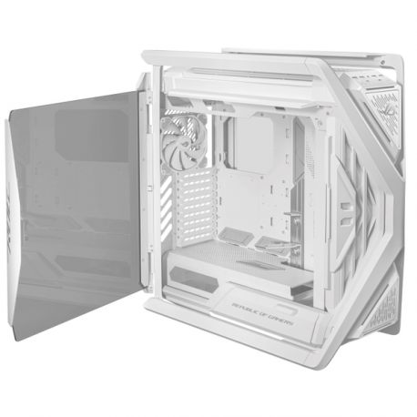 ASUS ROG Hyperion GR701 - Full tower gaming case - extended ATX - windowed side panel (tempered glass) - no power supply - white - USB / Audio - 6