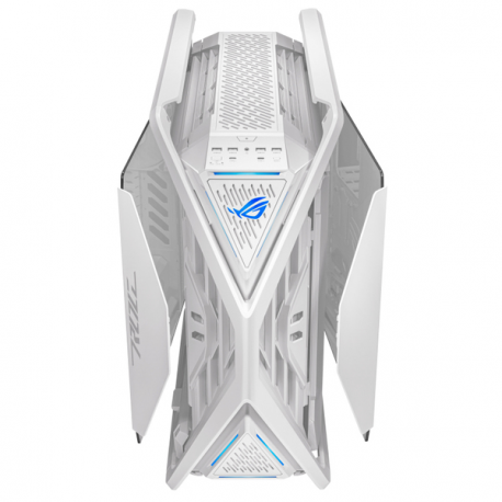 ASUS ROG Hyperion GR701 - Full tower gaming case - extended ATX - windowed side panel (tempered glass) - no power supply - white - USB / Audio - 7