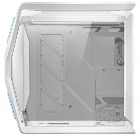ASUS ROG Hyperion GR701 - Full tower gaming case - extended ATX - windowed side panel (tempered glass) - no power supply - white - USB / Audio - 11