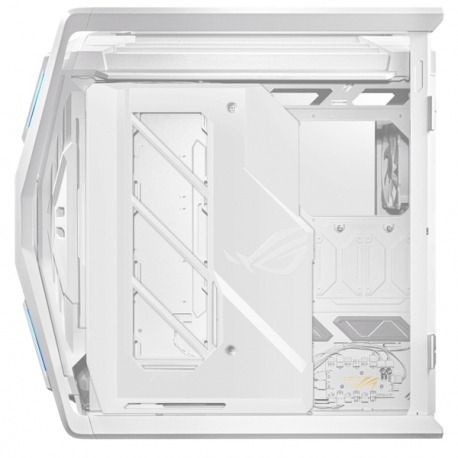 ASUS ROG Hyperion GR701 - Full tower gaming case - extended ATX - windowed side panel (tempered glass) - no power supply - white - USB / Audio - 12