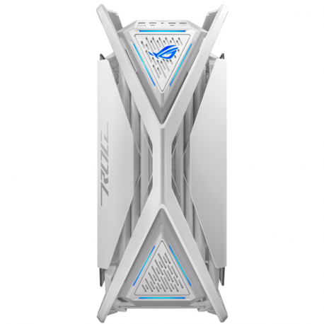 ASUS ROG Hyperion GR701 - Full tower gaming case - extended ATX - windowed side panel (tempered glass) - no power supply - white - USB / Audio - 14