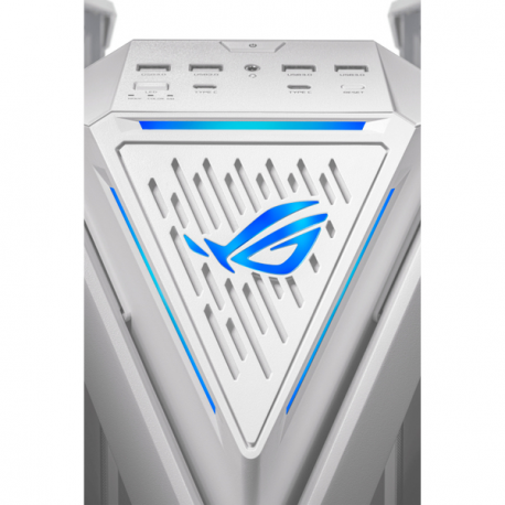 ASUS ROG Hyperion GR701 - Full tower gaming case - extended ATX - windowed side panel (tempered glass) - no power supply - white - USB / Audio - 15