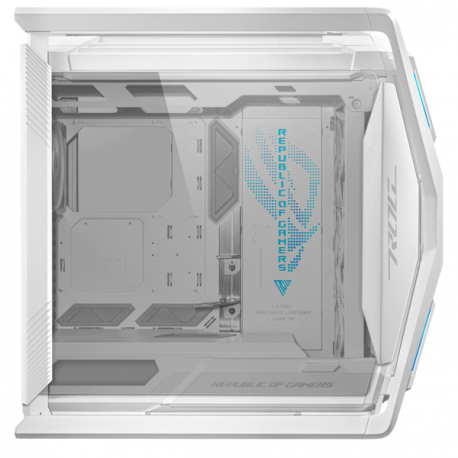 ASUS ROG Hyperion GR701 - Full tower gaming case - extended ATX - windowed side panel (tempered glass) - no power supply - white - USB / Audio - 16