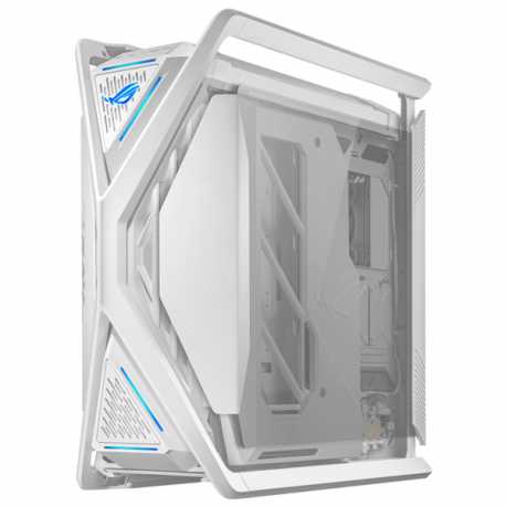 ASUS ROG Hyperion GR701 - Full tower gaming case - extended ATX - windowed side panel (tempered glass) - no power supply - white - USB / Audio - 17