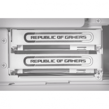 ASUS ROG Hyperion GR701 - Full tower gaming case - extended ATX - windowed side panel (tempered glass) - no power supply - white - USB / Audio - 18