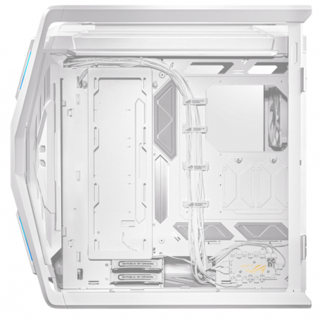 ASUS ROG Hyperion GR701 - Full tower gaming case - extended ATX - windowed side panel (tempered glass) - no power supply - white - USB / Audio - 21