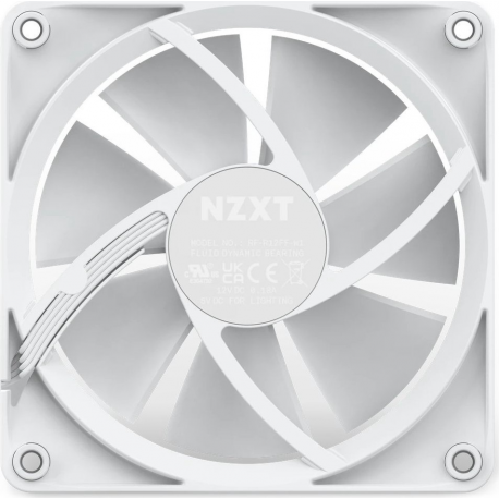 NZXT F Series F120 RGB Triple Pack - Case fan - 120 mm - matt white - 7