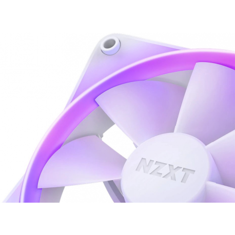 NZXT F Series F120 RGB Triple Pack - Case fan - 120 mm - matt white - 12