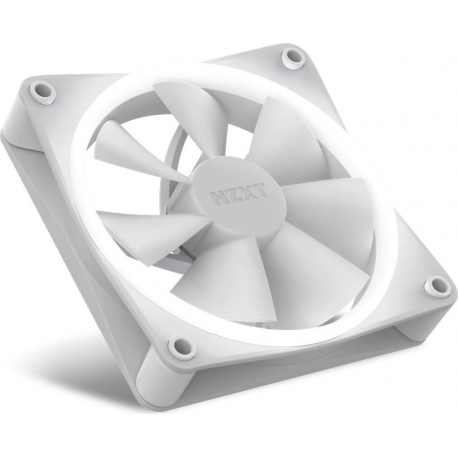 NZXT F Series F120 RGB Triple Pack - Case fan - 120 mm - matt white - 14