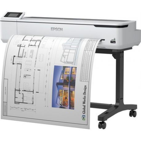 Epson SureColor T5700DM - 36" multifunction printer - colour - ink-jet - Roll (91.4 cm) (media) - USB 2.0, Gigabit LAN, NFC, Wi-Fi(ac) - 1
