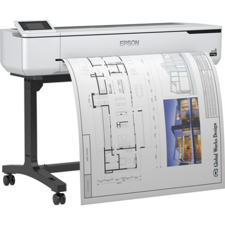 Epson SureColor T5700DM - 36" multifunction printer - colour - ink-jet - Roll (91.4 cm) (media) - USB 2.0, Gigabit LAN, NFC, Wi-Fi(ac) - 3