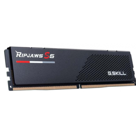 G.Skill Ripjaws S5 - DDR5 - kit - 64 GB: 2 x 32 GB - DIMM 288-pin low profile - 6400 MHz  /  PC5-51200 - CL32 - 1.4 V - unbuffered - on-die ECC - matte black - 3