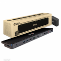 Club 3D CSV-1565 - Docking station - USB-C - VGA, HDMI, DP - GigE - 100 Watt