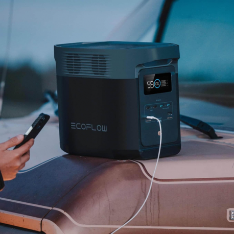 EcoFlow Delta 2 - Portable power station - lithium iron phosphate - 1024 Wh - Wi-Fi, Bluetooth - output connectors: 13 - Europe - 4