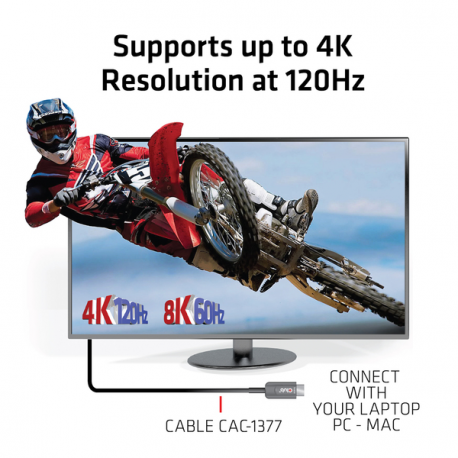 Club 3D CAC-1377 - Ultra High Speed - HDMI cable - HDMI male to HDMI male - 15 m - fibre optic - Active Optical Cable (AOC), 4K120Hz support, 8K60Hz support, Unidirectional - 6