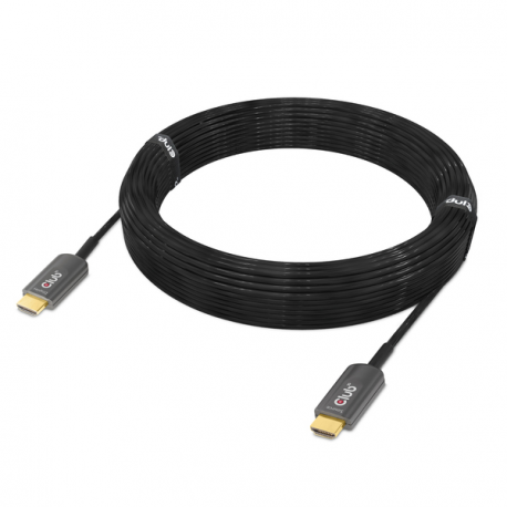 Club 3D CAC-1377 - Ultra High Speed - HDMI cable - HDMI male to HDMI male - 15 m - fibre optic - Active Optical Cable (AOC), 4K120Hz support, 8K60Hz support, Unidirectional - 7