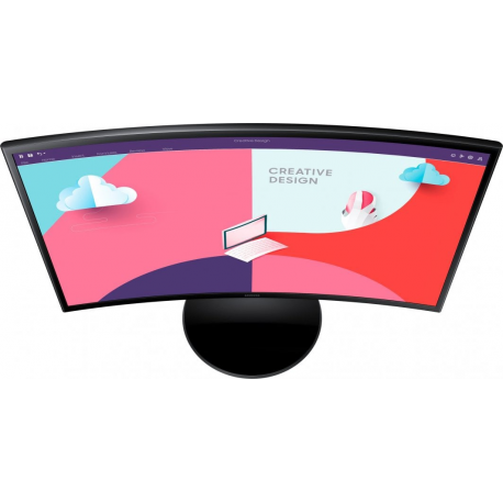 Samsung S24C364EAU - S36C Series - LED monitor - curved - 24" - 1920 x 1080 Full HD (1080p) @ 75 Hz - VA - 250 cd / m² - 3000:1 - 4 ms - HDMI, VGA - black - 5