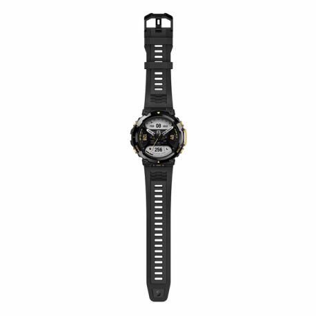 Amazfit T-Rex 2 - Astro black and gold - smart watch with strap - silicone - wrist size: 140-205 mm - display 1.39" - Bluetooth - 66.5 g - 4