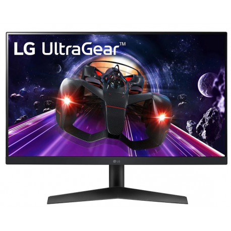 LG UltraGear 24GN60R-B - GN60R Series - LED monitor - gaming - 24" (23.8" viewable) - 1920 x 1080 Full HD (1080p) @ 144 Hz - IPS - 300 cd / m² - 1000:1 - HDR10 - 1 ms - HDMI, DisplayPort - black - 0