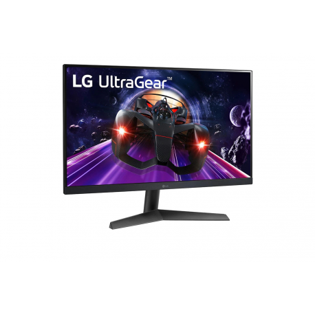 LG UltraGear 24GN60R-B - GN60R Series - LED monitor - gaming - 24" (23.8" viewable) - 1920 x 1080 Full HD (1080p) @ 144 Hz - IPS - 300 cd / m² - 1000:1 - HDR10 - 1 ms - HDMI, DisplayPort - black - 3