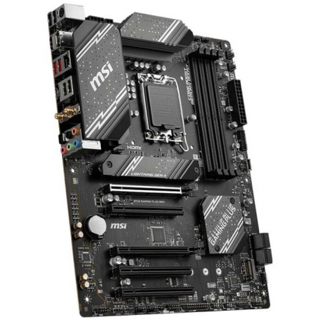 MSI B760 GAMING PLUS WIFI - Motherboard - ATX - LGA1700 Socket - B760 Chipset - USB 3.2 Gen 1, USB 3.2 Gen 2, USB-C 3.2 Gen2 - 2.5 Gigabit LAN, Bluetooth, Wi-Fi - onboard graphics (CPU required) - HD Audio (8-channel) - 1