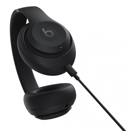 Beats Studio Pro - Headphones with mic - full size - Bluetooth - wireless, wired - active noise cancelling - 3.5 mm jack, USB-C - black - 1