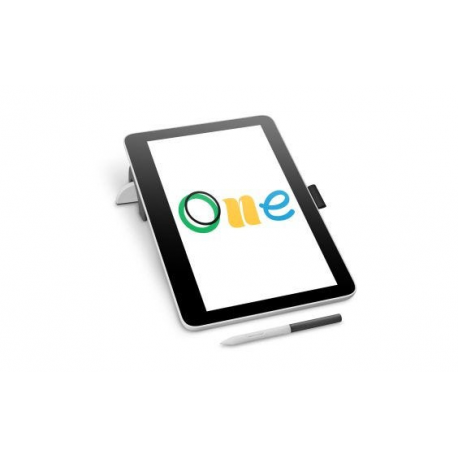 Wacom One 12 - Digitiser w /  LCD display - electromagnetic - wired - USB-C - 5