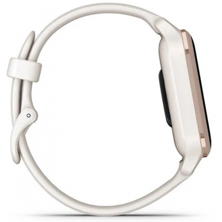 Garmin Venu Sq 2 Music Edition - 40 mm - ivory - smart watch with band - silicone - ivory - wrist size: 125-190 mm - display 1.41" - Bluetooth, Wi-Fi, ANT+ - 38 g - 7