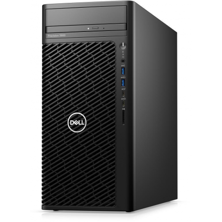 Dell Precision 3660 Tower - MT - 1 x Core i7 13700K  /  3.4 GHz - RAM 32 GB - SSD 1 TB - NVMe, Class 40 - DVD-Writer - UHD Graphics 770 - GigE - Win 11 Pro - monitor: none - black - with 3 Years ProSupport - 0