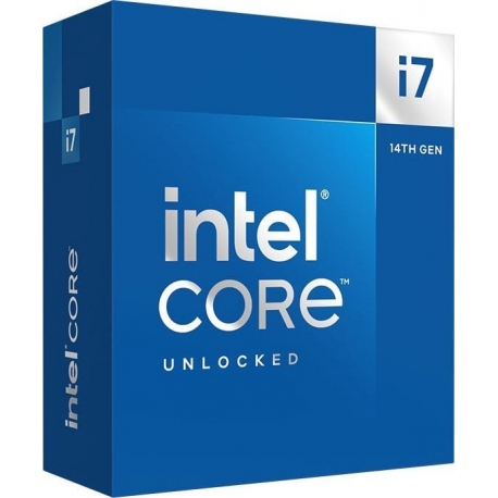 Intel Core i7 i7-14700K - 3.4 GHz - 20-core - 28 threads - 33 MB cache - FCLGA1700 Socket - Box - 4