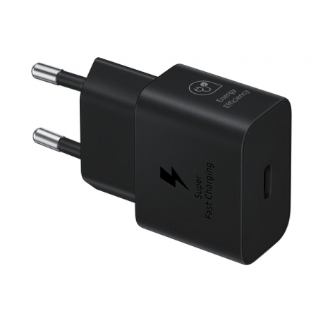 SAMSUNG fast charger USB-C 25W without data cable black