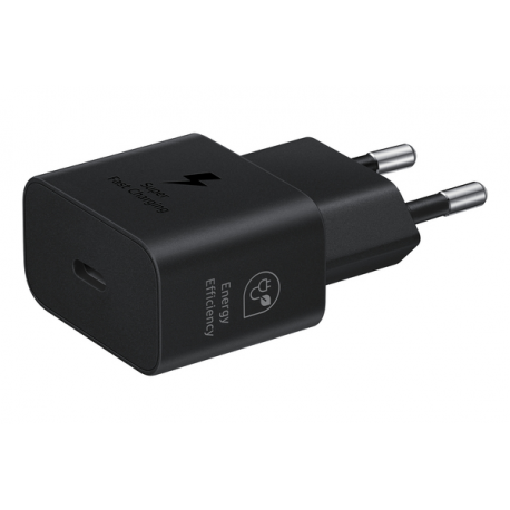 SAMSUNG fast charger USB-C 25W without data cable black