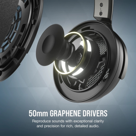 CORSAIR Gaming Virtuoso PRO - Headset - full size - wired - black - 13