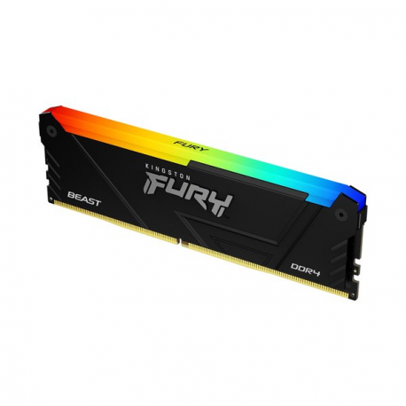 Kingston FURY Beast RGB - DDR4 - module - 32 GB - DIMM 288-pin - 3600 MHz  /  PC4-28800 - CL18 - 1.35 V - unbuffered - non-ECC - black - 1