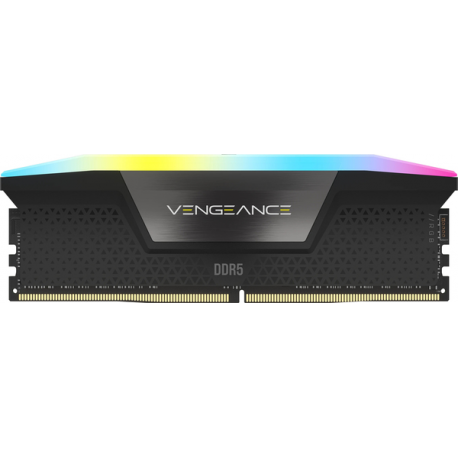 CORSAIR Vengeance RGB - DDR5 - kit - 128 GB: 4 x 32 GB - DIMM 288-pin - 5600 MHz  /  PC5-44800 - CL40 - 1.25 V - unbuffered - black - 4