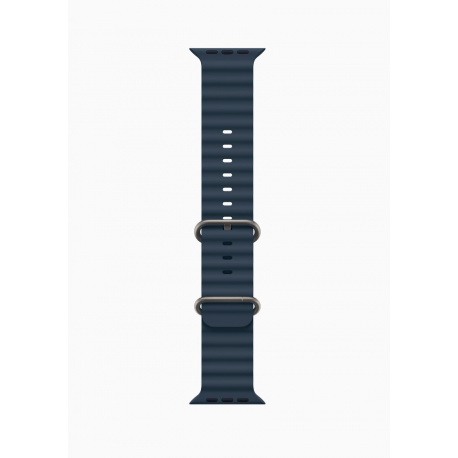 Apple Watch Ultra 2 - 49 mm - titanium - smart watch with Ocean band - fluoroelastomer - blue - wrist size: 130-200 mm - 64 GB - Wi-Fi, LTE, UWB, Bluetooth - 4G - 61.4 g - 3